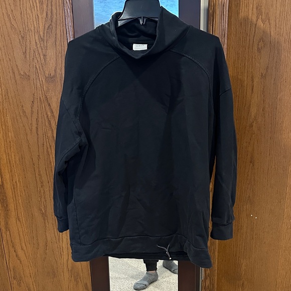Varley Sweaters - Varley Charcoal Mock Neck Top